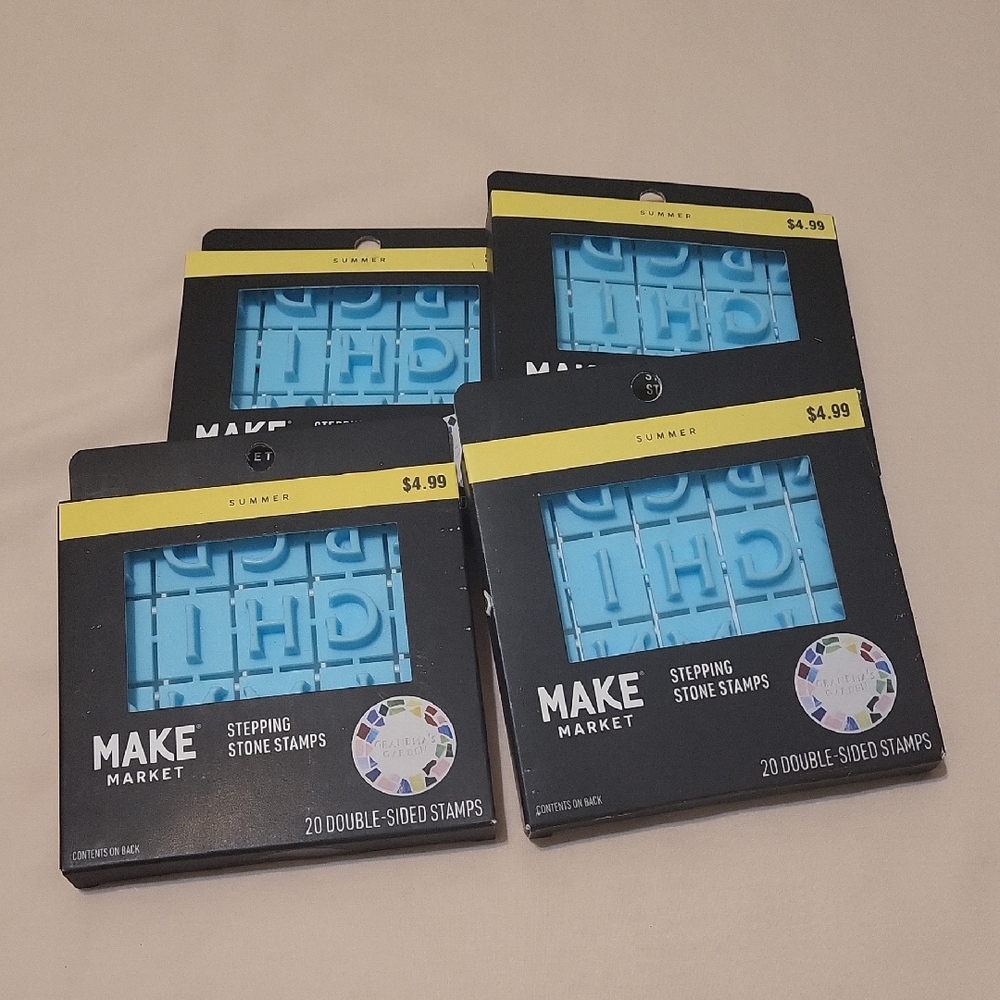 4 Stepping Stone Stamps